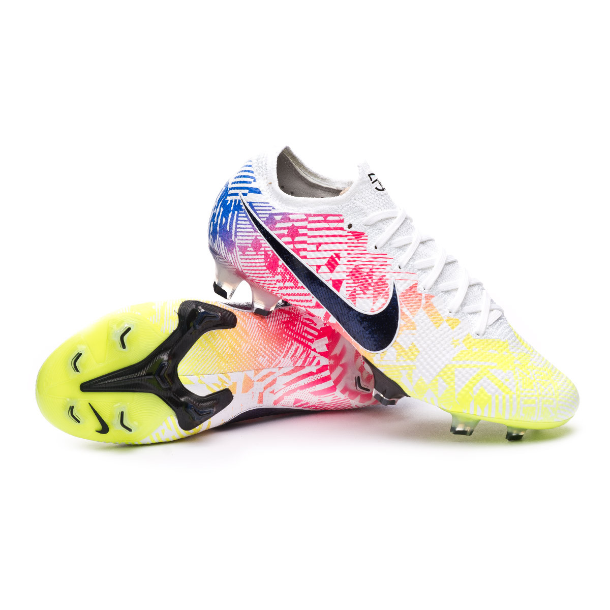 de Nike Mercurial Vapor 13 Elite Neymar FG Blue-Volt-White - Fútbol Emotion