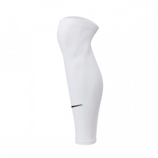 Mártir Tercero valor Medias Nike Squad Leg Sleeve White-Black - Fútbol Emotion
