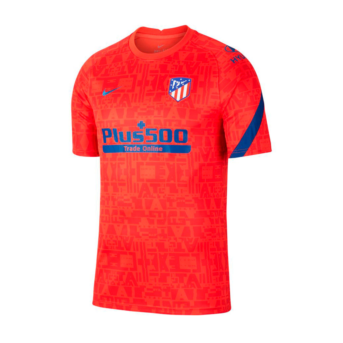 Jersey Nike Atletico De Madrid Pre Match Top 2020 2021 Challenge Red Coastal Blue Futbol Emotion