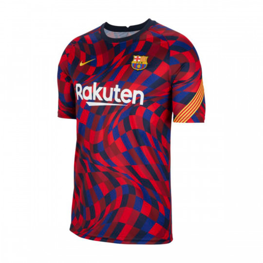 Maglia Nike FC Barcelona Pre Match Top 2020-2021 University red