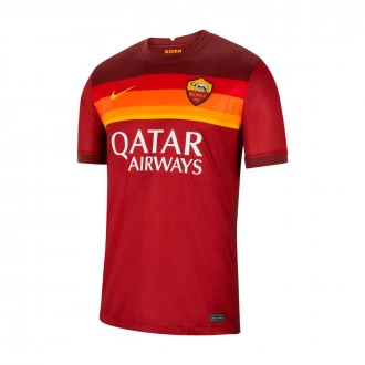Camiseta AS Roma Stadium Primera Equipación 2020-2021 Team crimson-Dark team red-University gold