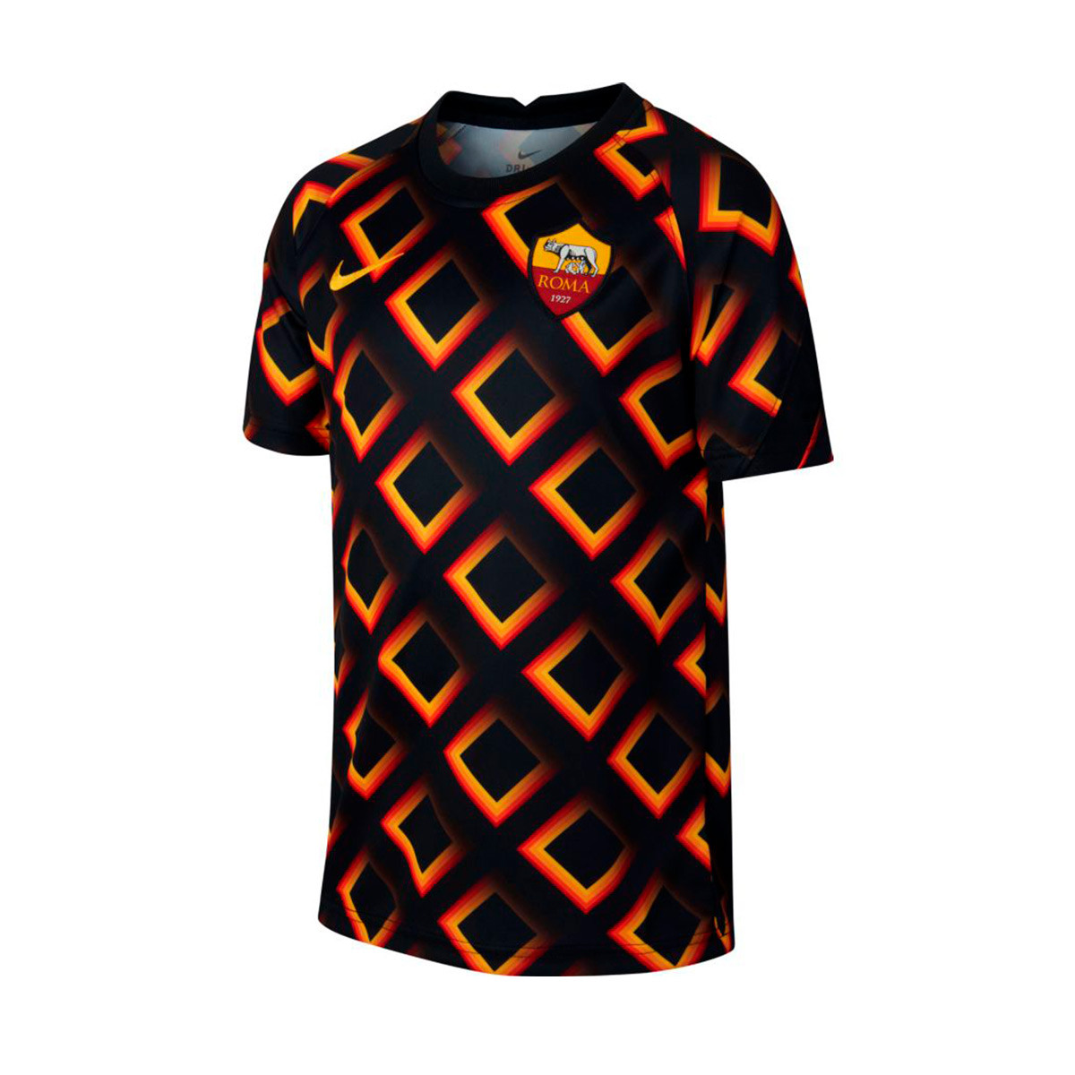 Jersey Nike AS Roma Pre Match Top 2020-2021 Niño Black ...