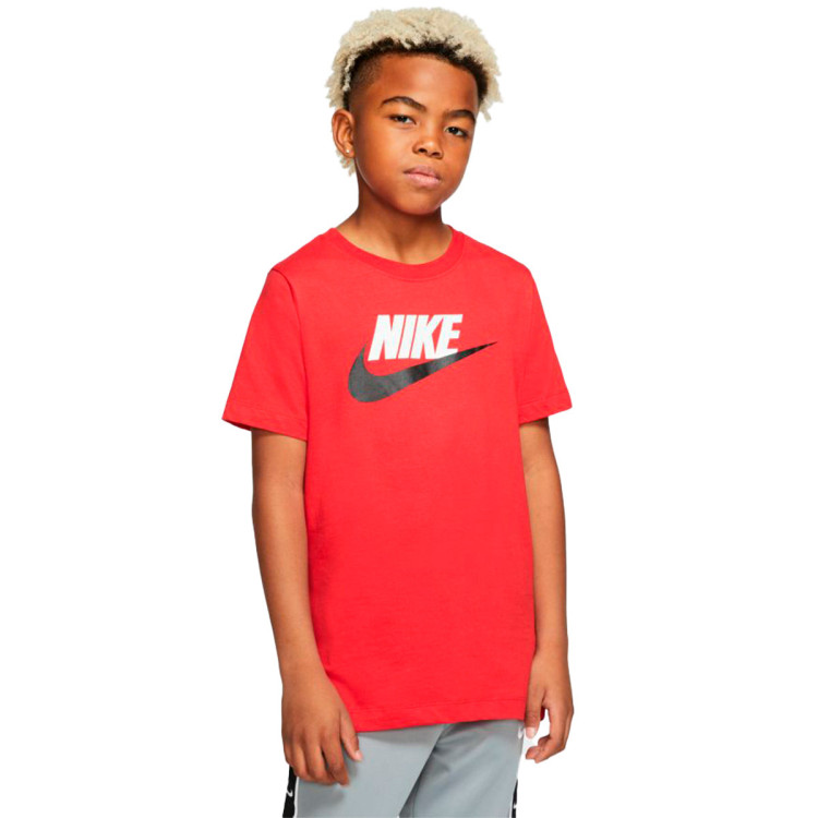 T-Shirt Nike Kids Sportswear Futura Icon TD University red-Black