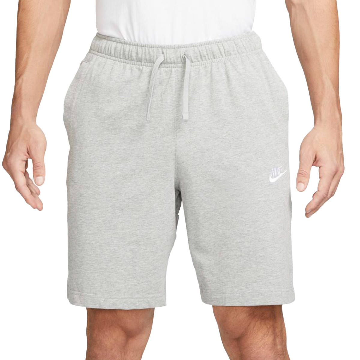 grey cotton shorts nike