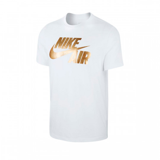 white gold nike shirt