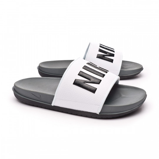 Chanclas Nike Offcourt Slide Dark Grey-Black-White - Fútbol Emotion