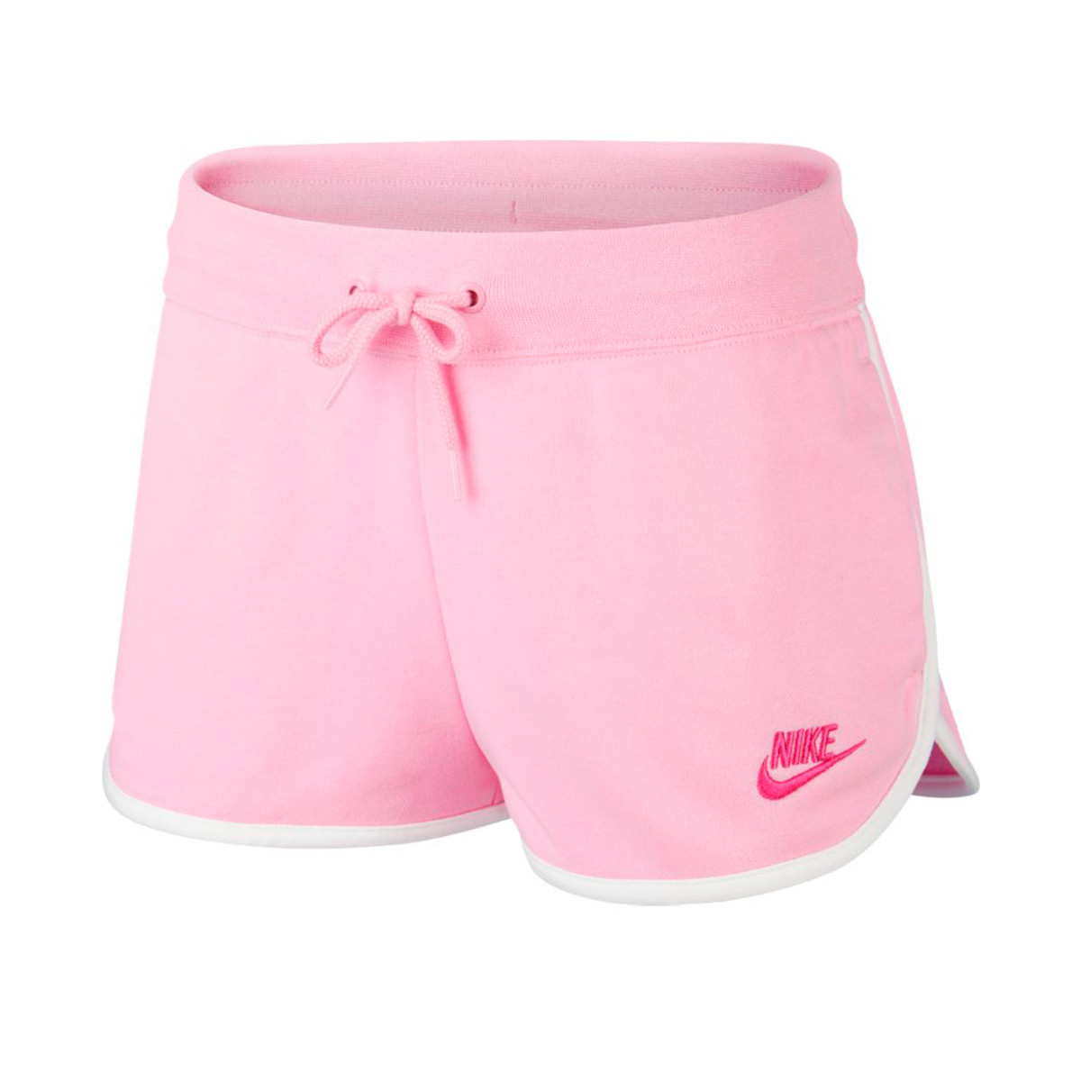 pink fleece nike shorts