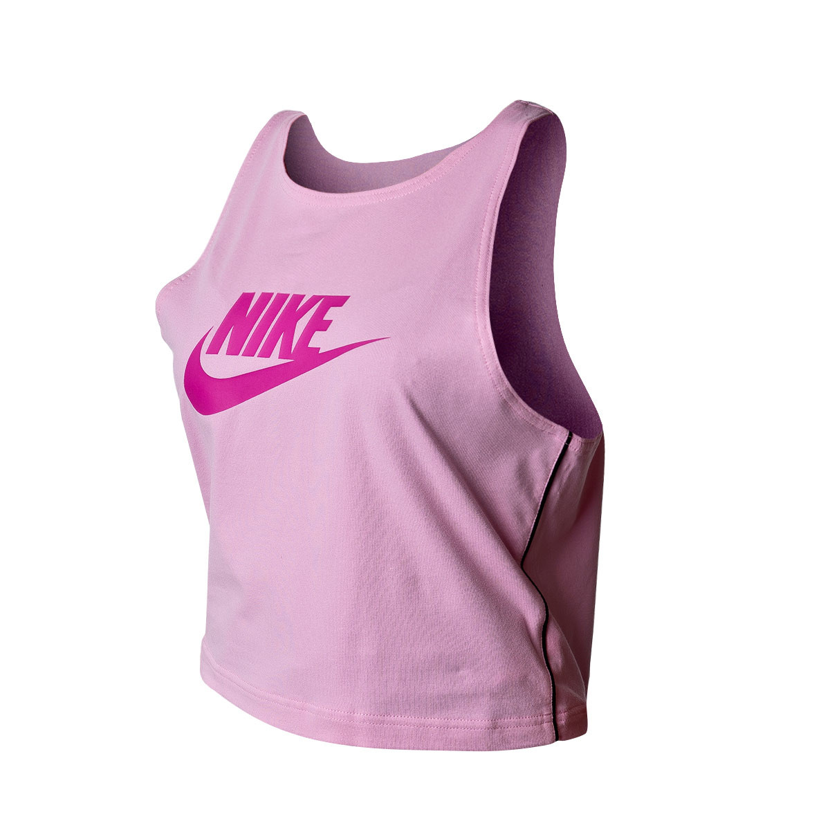 Top Nike Sportswear Heritage Mujer Pink rise-Black-Fire pink - Football  store Fútbol Emotion