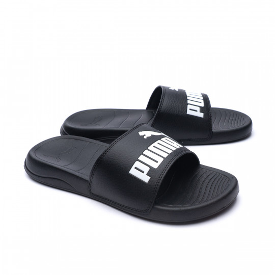 Flip flops Puma Popcat 20 Black White Futbol Emotion