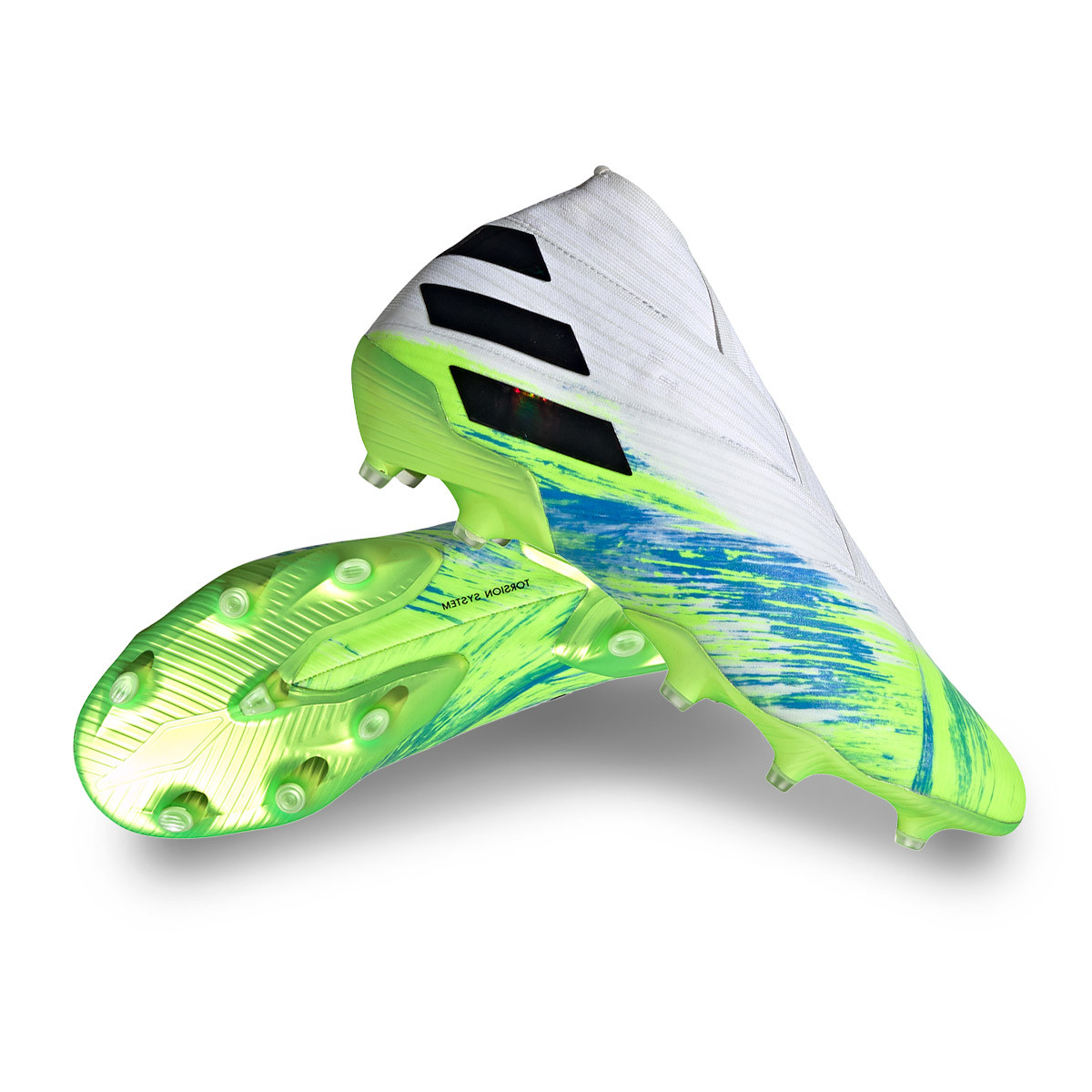 Go For Gold Pool Slide White Green Gold By Volley Go For Gold Pool Slide White Green Gold By Volley