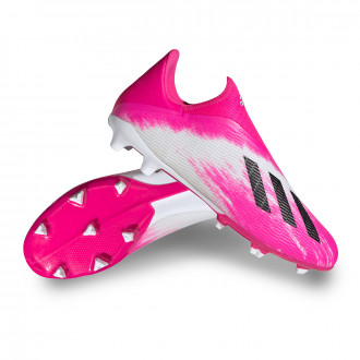 Bota X 19.3 LL FG White-Black-Shock pink