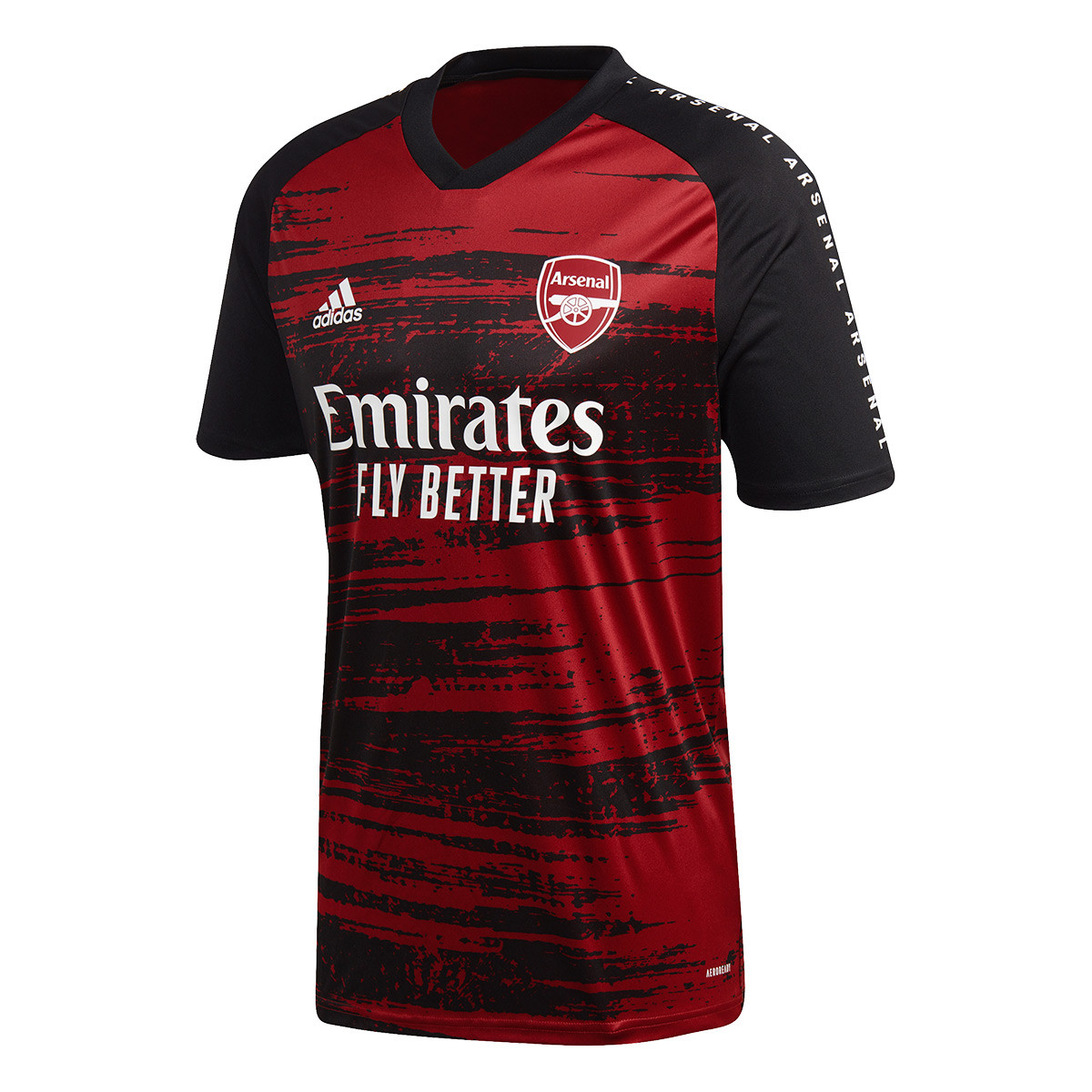 Jersey Adidas Arsenal Fc Pre Match 2020 2021 Noble Maroon Black