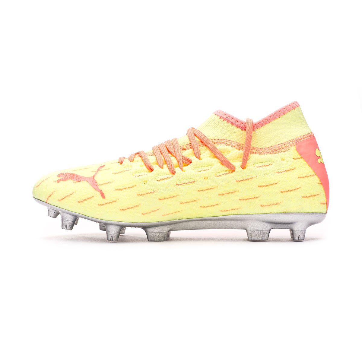 peach football boots
