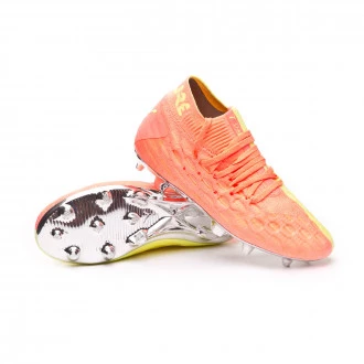 Bota Future 5.1 NETFIT FG/AG OSG Niño Nrgy peach-Fizzy yellow