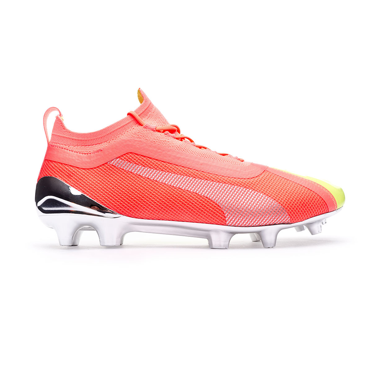 peach football boots