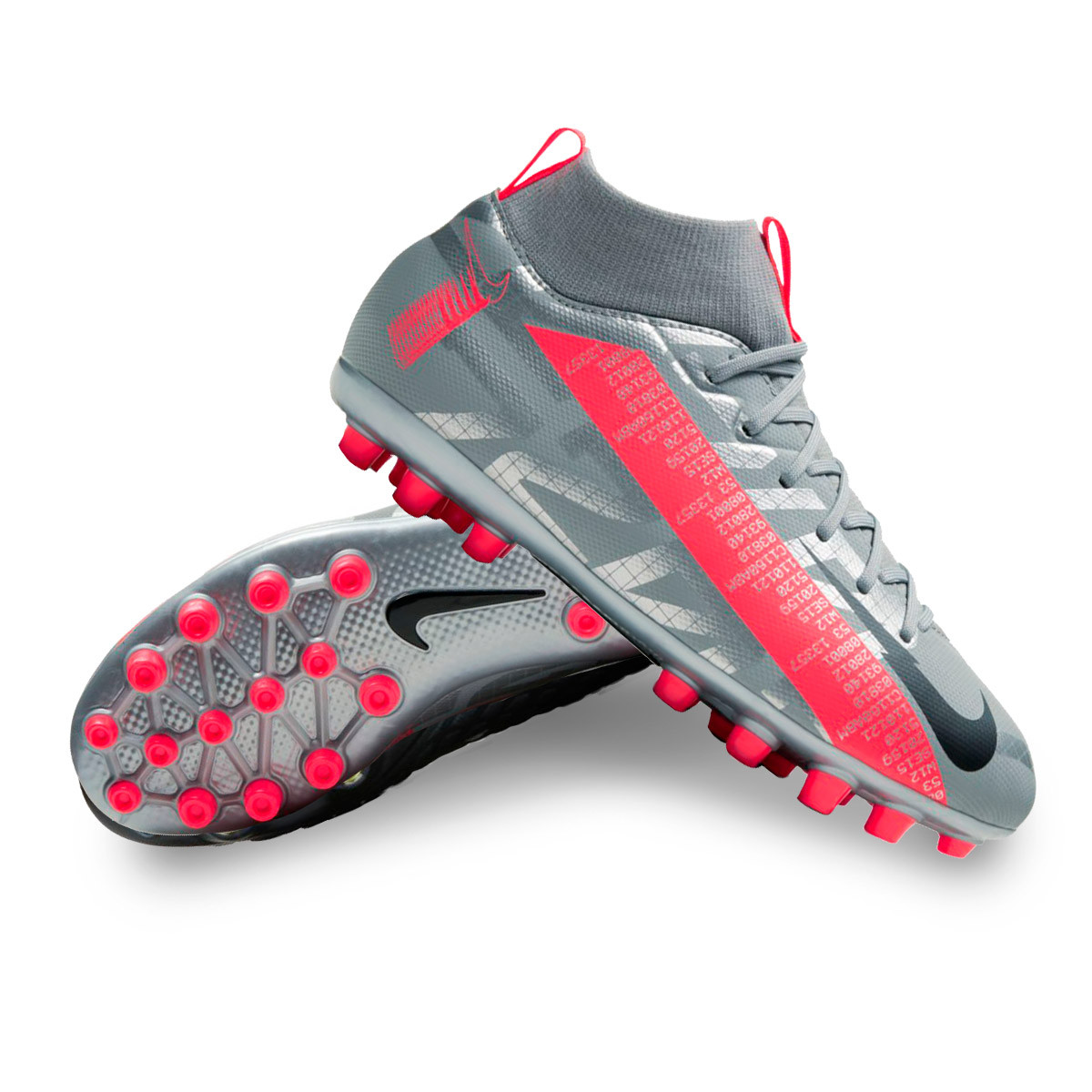 Youth Nike Green Jr. Superfly 6 Academy GS Hybrid Soccer.