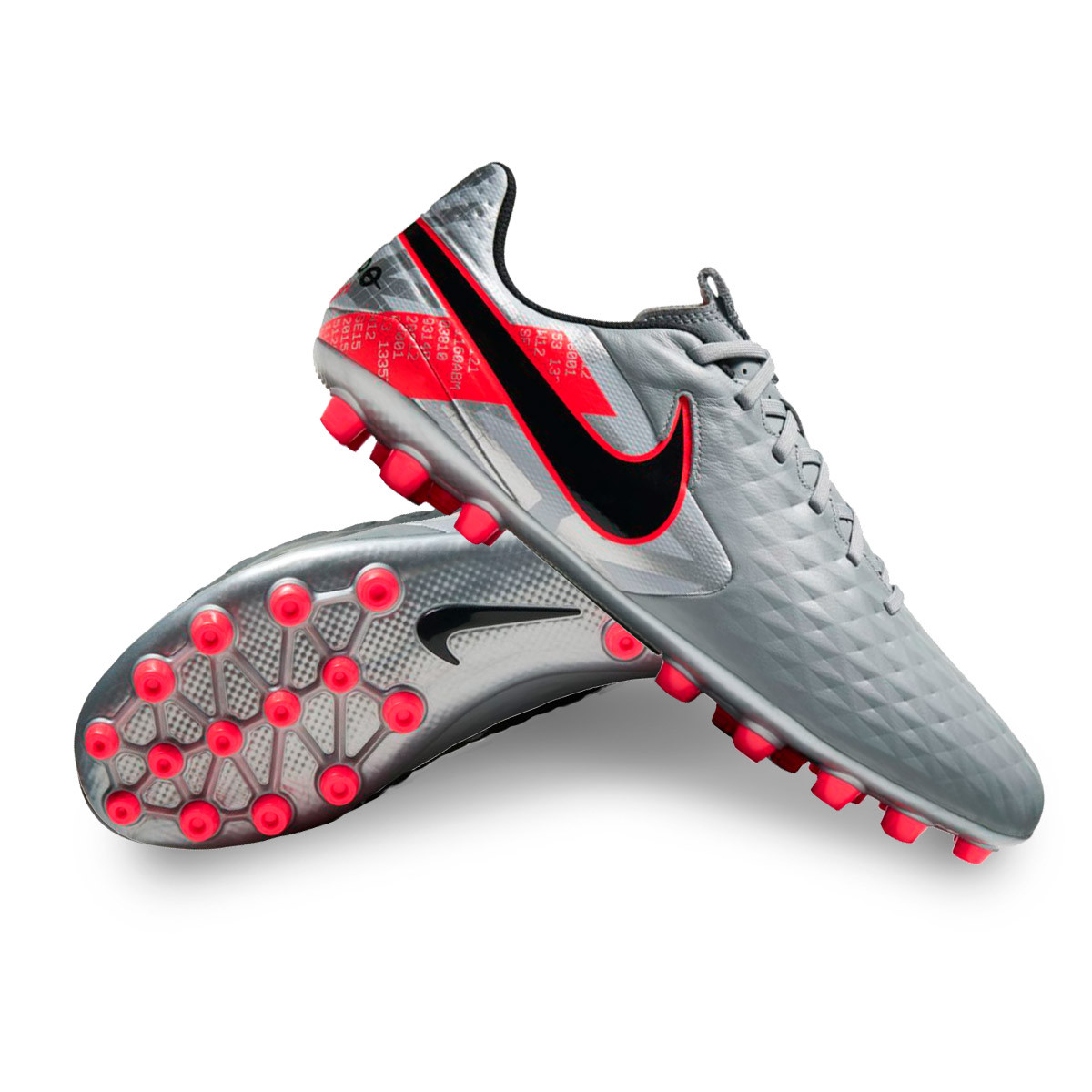 Football Boots Nike Tiempo Legend VIII Academy AG Metallic bomber  grey-Black-Particle grey-Lase - Football store Fútbol Emotion