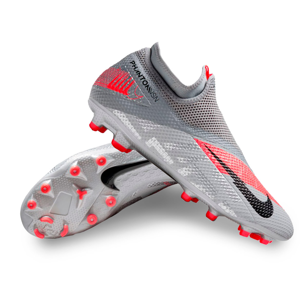 nike phantom vision grey and red