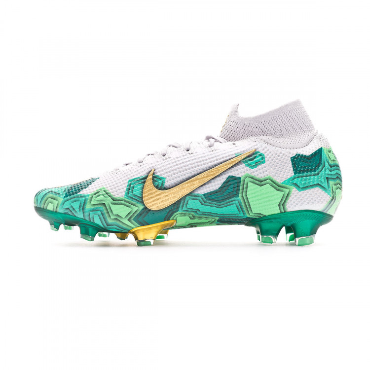 Bota de fútbol Nike Mercurial Superfly VII Elite SE MBAPPE X BONDY FG Vast  grey-Metallic vivid gold-Electro green - Tienda de fútbol Fútbol Emotion