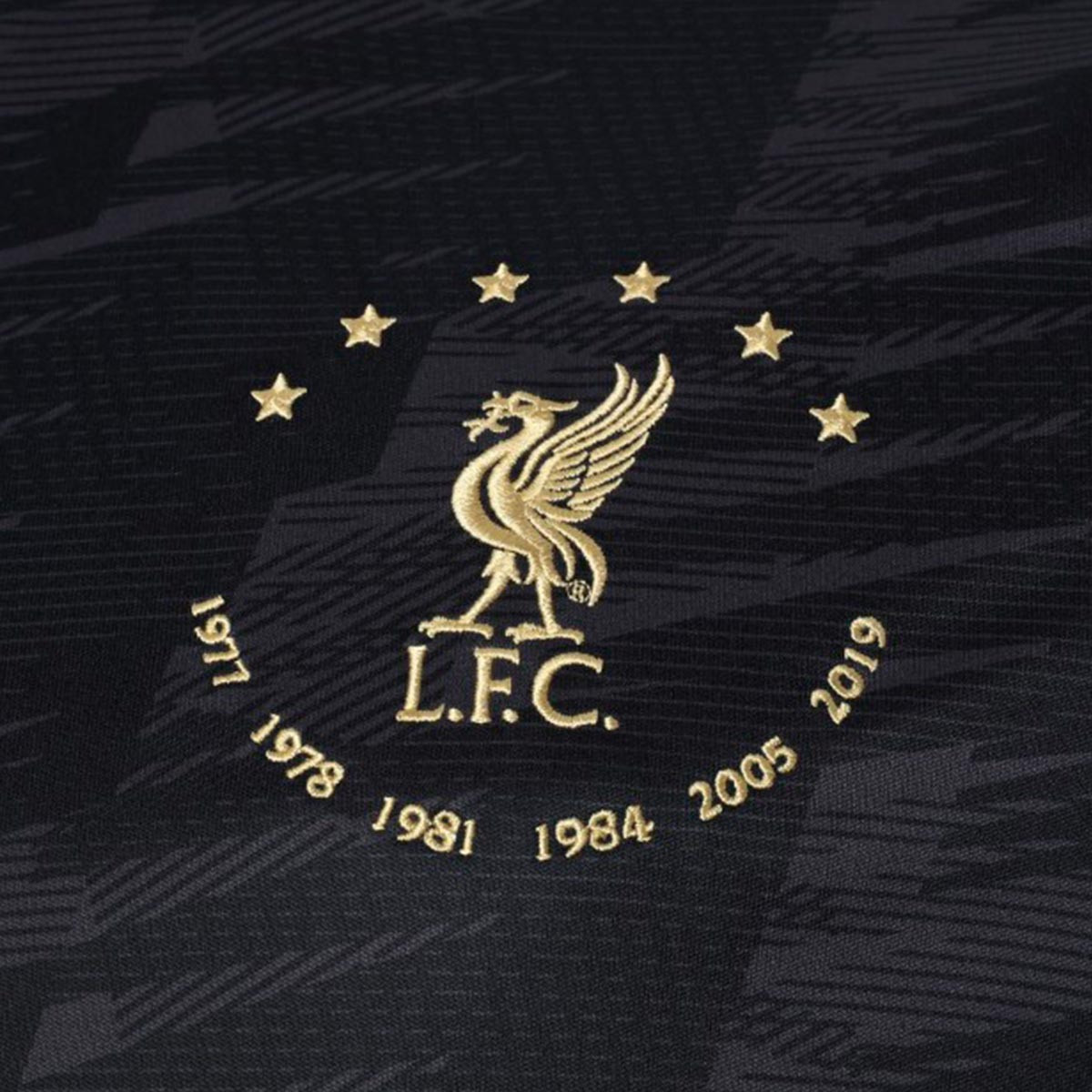 liverpool 6 times jersey black