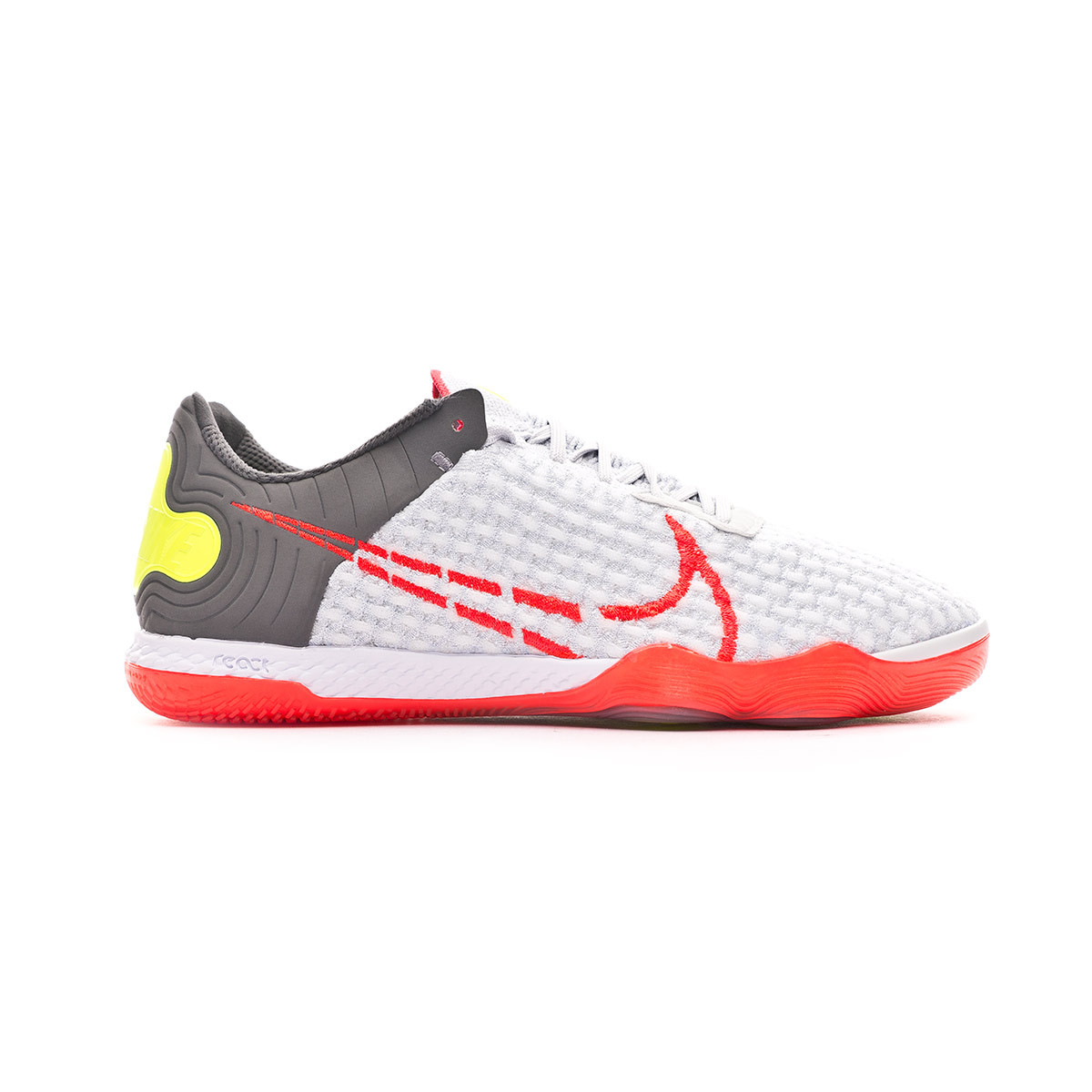 Chaussure de futsal Nike React Gato White-Bright crimson-Cool grey ...