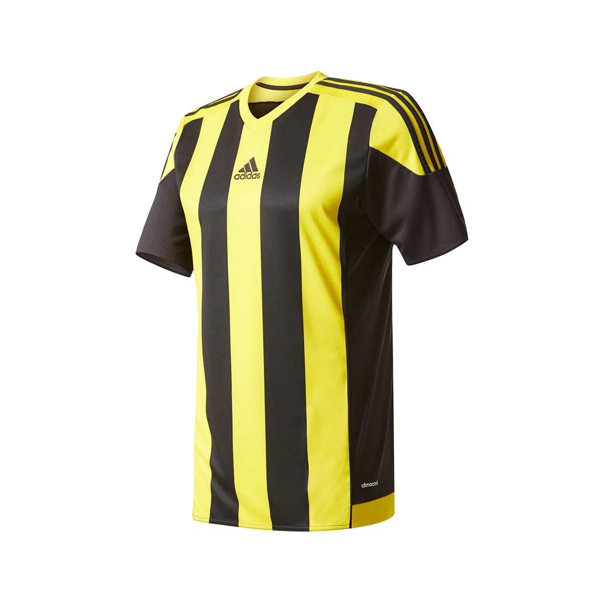 black and yellow adidas shirt