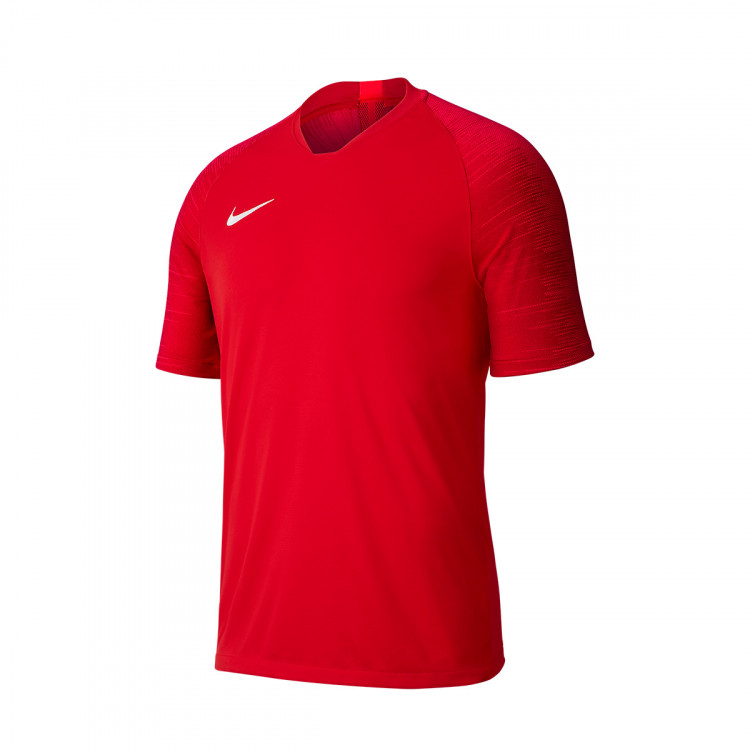crimson red nike shirt