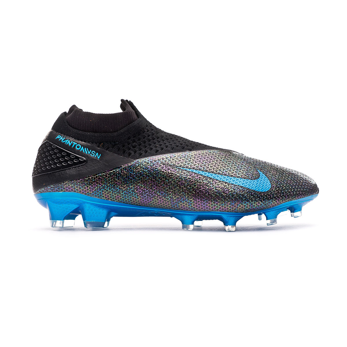 nike phantom black and blue