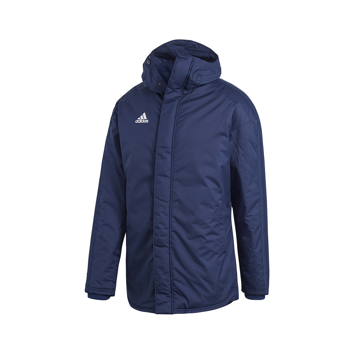 Coat adidas Condivo 18 Stadium Parka Dark blue-White - Football store  Fútbol Emotion