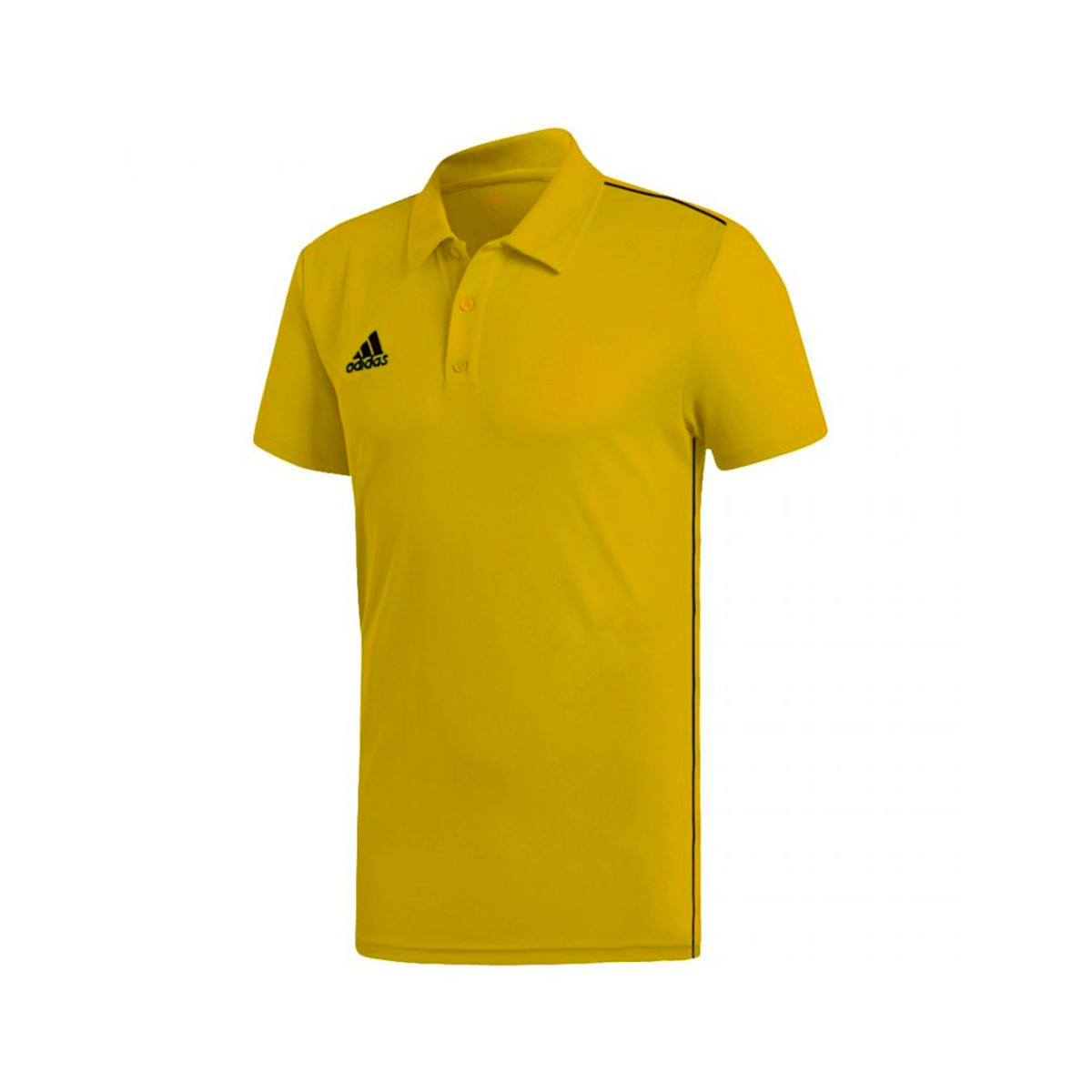 Polo shirt adidas Core 18 Yellow-Black 