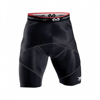 Pantalón corto  Cross de Compresión con Vendaje de Cadera Negro