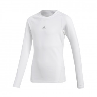 Camisola adidas Alphaskin M/C Criança White