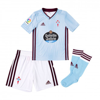 Conjunto adidas RC Celta de Vigo Primera Equipación Minikit 2019-2020 Niño Azul celeste-Branco