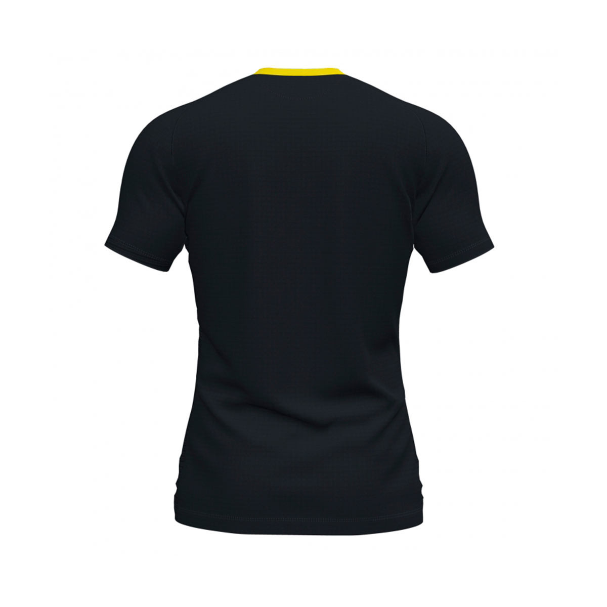 Camiseta Joma Flag II mc Negro Amarillo Tienda de fútbol CAMISETA JOMA FLAG NEGRO AMARILLO MC Equipaciones de