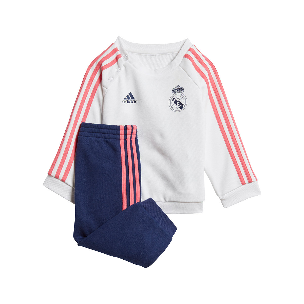 Chándal adidas Real Madrid 3 Stripes 2020-2021 Bebé White-Dark blue -  Tienda de fútbol Fútbol Emotion