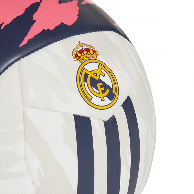 Bola de Futebol adidas Real Madrid Club 2020-2021 White-Spring pink-Dark blue - Loja de futebol ...