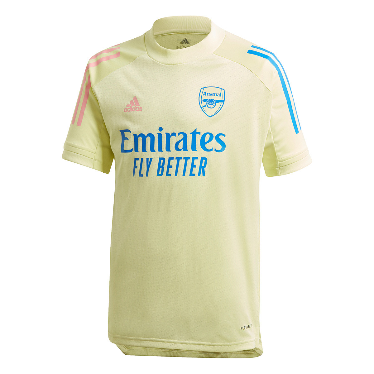Jersey Adidas Arsenal Fc Training 2020 2021 Nino Yellow Tint