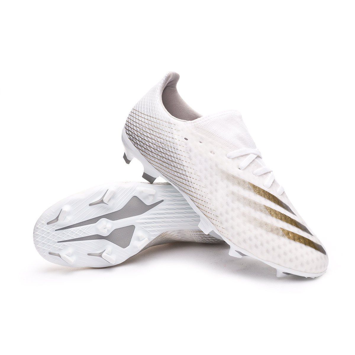 white and gold adidas boots