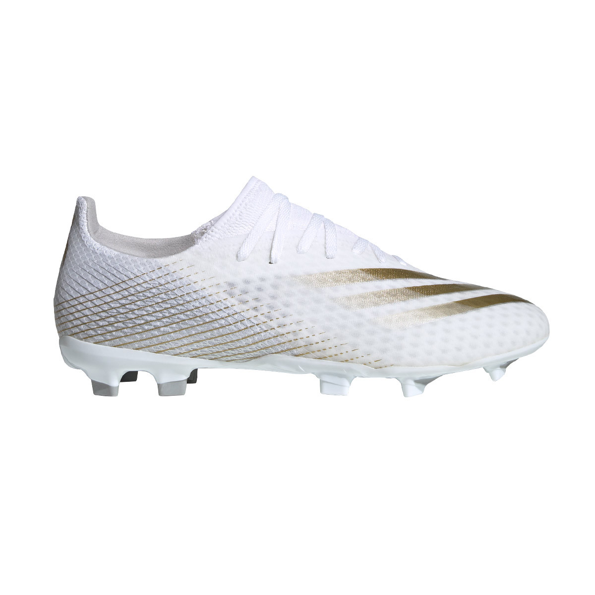 gold and silver football boots