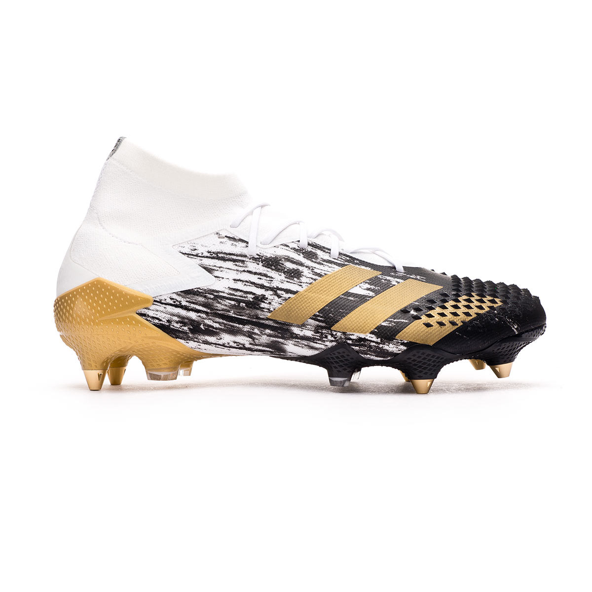 Football Boots adidas Predator Mutator 20.1 SG White-Gold metallic-Core  black - Football store Fútbol Emotion