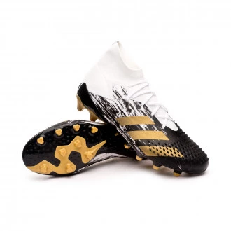 Bota Predator Mutator 20 .1 AG White-Gold Metallic-Core Black