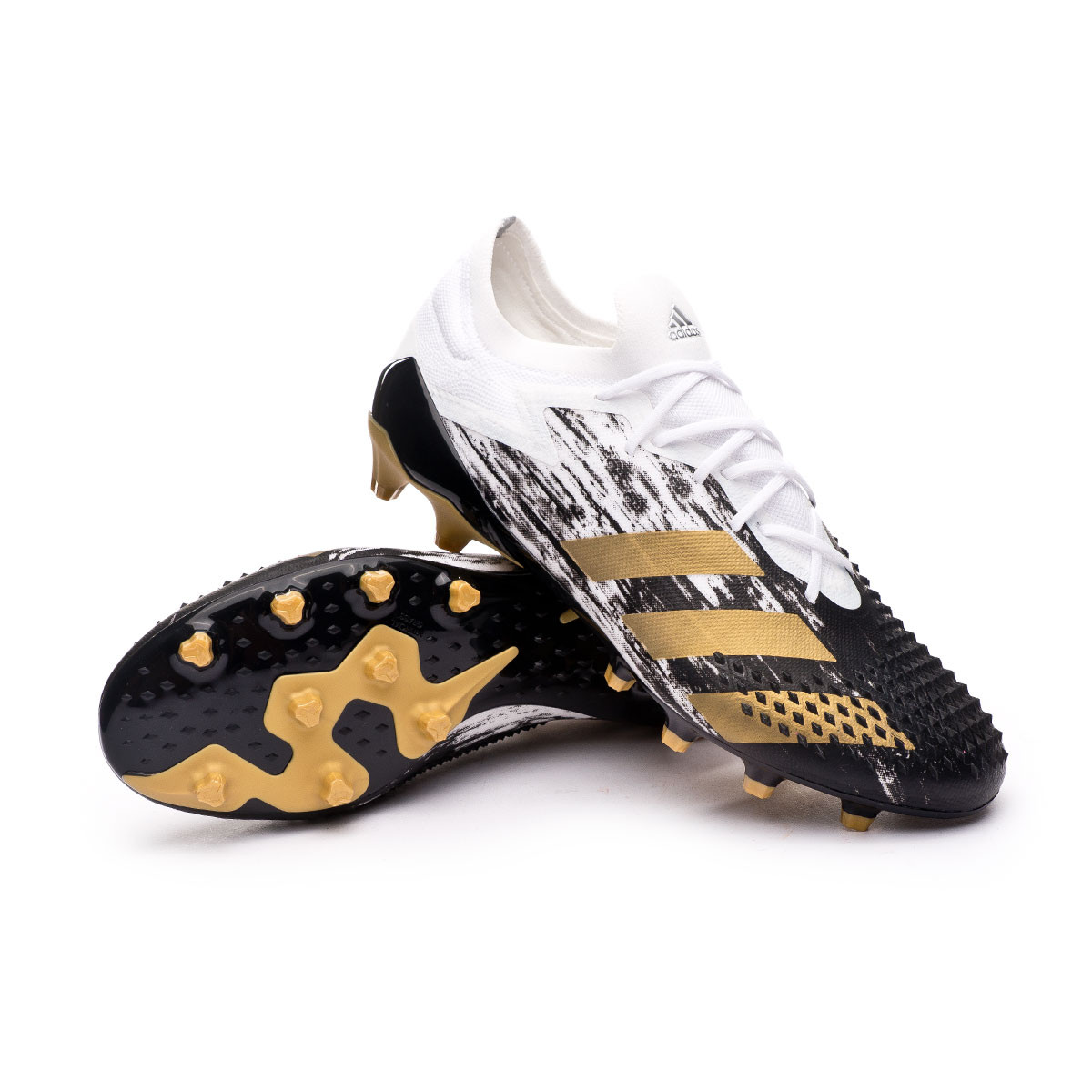 Zapatos de fútbol adidas Predator Mutator .1 L White-Gold Metallic-Core Black -