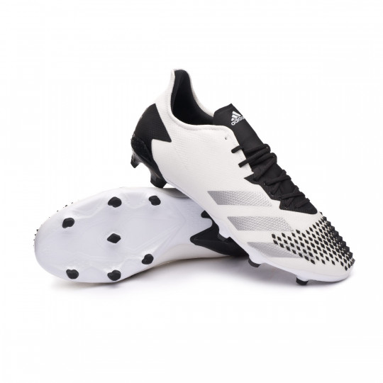 Football Boots adidas Predator 20.2 FG White-Silver metallic-Core black -  Fútbol Emotion