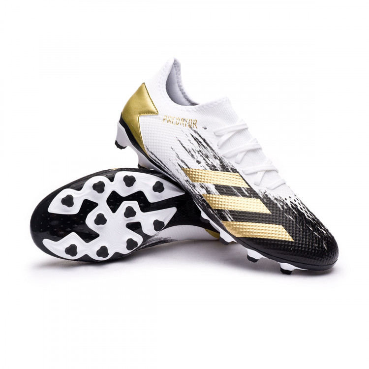 Football Boots adidas Predator 20.3 L MG White-Gold metallic-Core black -  Fútbol Emotion