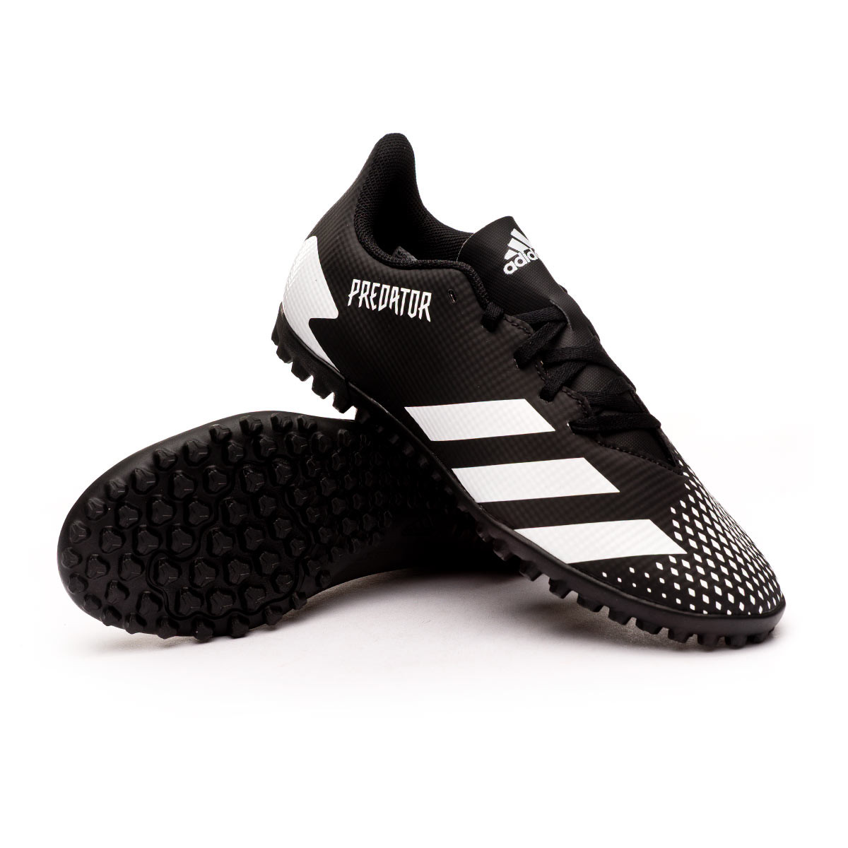 adidas black football trainers