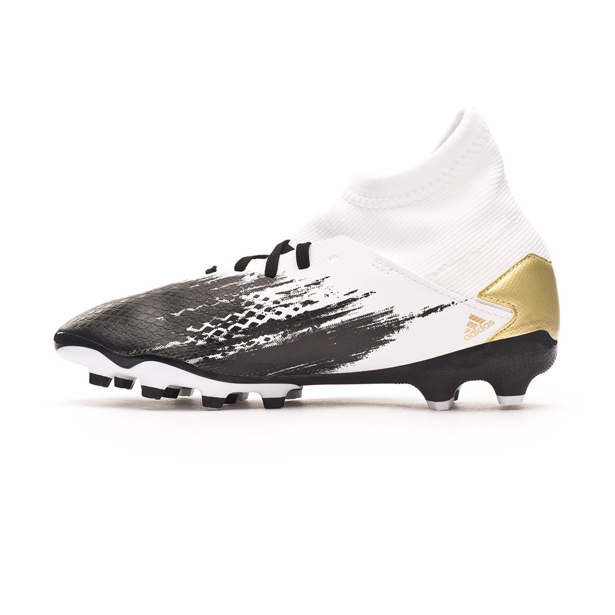 black and gold kids football boots