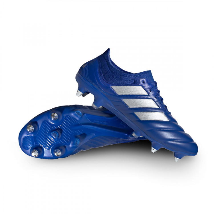 blue adizero football cleats