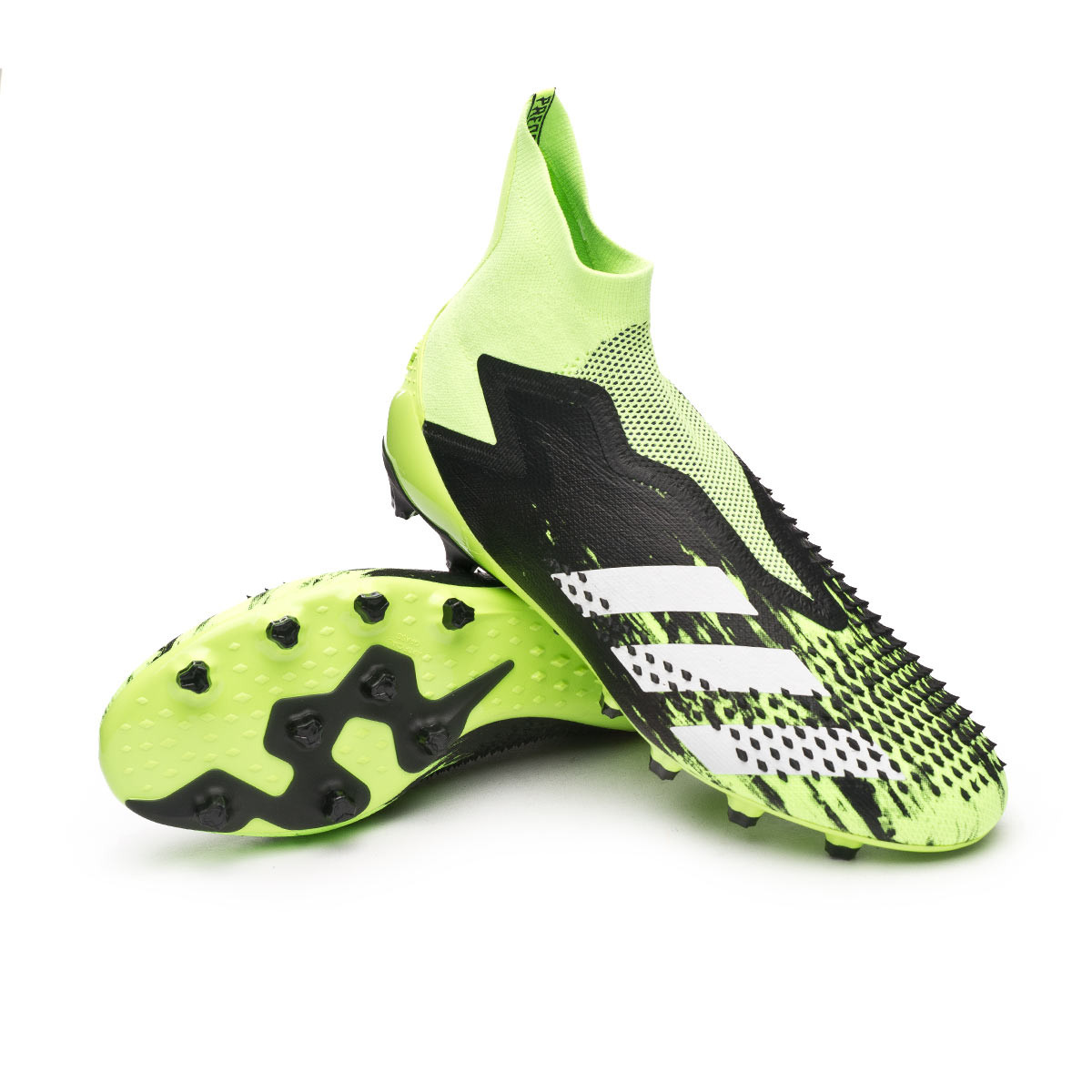 elevación emoción Sueño Bota de fútbol adidas Predator Mutator 20 + AG Signal Green-White-Core  Black - Fútbol Emotion