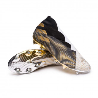 Nemeziz 19+ FG White-Gold metallic-Core black