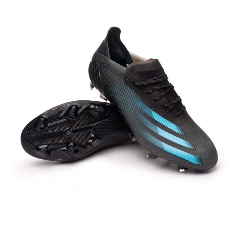 Football Boots adidas X Ghosted.1 FG Core black-Signal cyan-Grey six - FÃºtbol Emotion